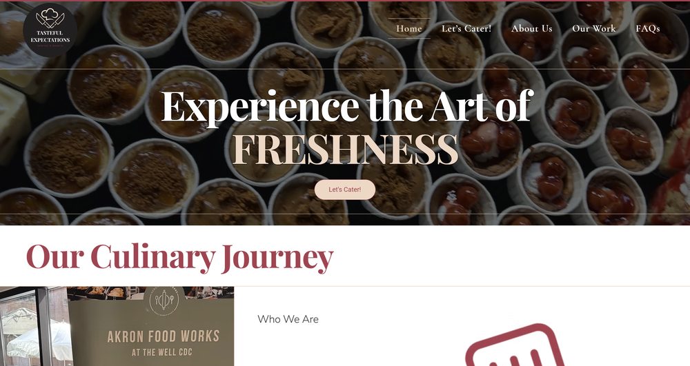 Website OmniReach Media built for Tasteful Expectations